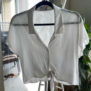 Wilfred Free Tie crop top